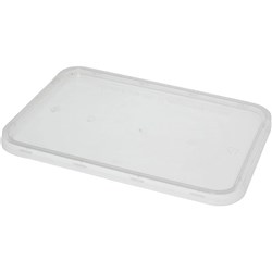 LID TO FIT  MW RECTANGLE CONTAINER ALL SIZES 50S(10) # C-PP0500 CAPRI