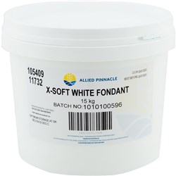 FONDANT EXTRA SOFT WHITE 15KG # 50105409 ALLIED PINNACLE
