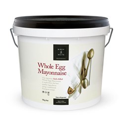 MAYONNAISE WHOLE EGG GF REFRIGERATED 10KG # MAYO0124MB1 B&W