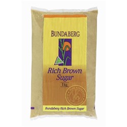 SUGAR BROWN 1KG(10) # 4000-0001 BUNDABERG