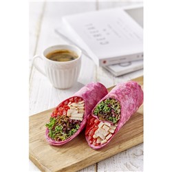 TORTILLA  BEET 12" (12 X 6) # 4544 MISSION FOODS