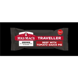 PIE TRAVELLER BEEF & TOMATO SAUCE (24 X 160GM) # 15913 MRS MACS