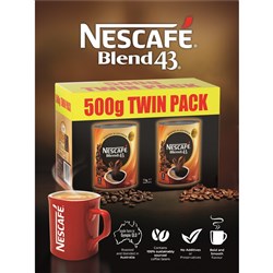 COFFEE BLEND 43 TWIN PACK (2 X 500GM)(6) # 12133173 NESCAFE