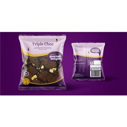 COOKIES TRIPLE CHOCOLATE GF (6 X 11 X 55GM) # 1-872 PRIESTLEYS