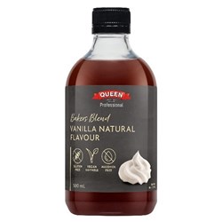 FLAVOUR NATURAL VANILLA BAKERS BLEND 500ML(12) # 1-96-000538 QUEEN