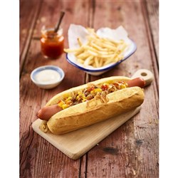 BREAD BRIOCHE STYLE GOURMET HOTDOG (55 X 115GM) # 9298 SPEEDIBAKE