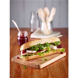 BREAD BATARD SANDWCH SUB MED WHITE (60 X 110GM) # 9528 SPEEDIBAKE