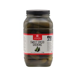GHERKINS SWEET SPICED PET 2.2KG(6) # GHER2.2 SANDHURST