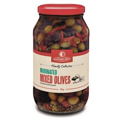 OLIVES MIXED MARINATED 2KG(6) # MMO2 SANDHURST