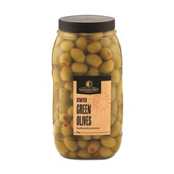 OLIVES GREEN STUFFED 2KG(6) # STOP2 SANDHURST