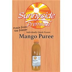PUREE MANGO BOTTLE 1KG(12) # SI0054 MANPUR-12X1 SUNNYSIDE