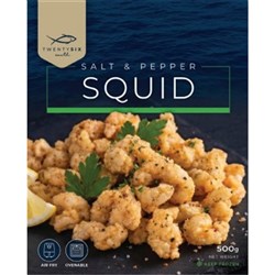 SQUID SALT & PEPPER IMP 500GM(10) # SPSQUID5KG 26 SOUTH