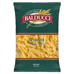 PASTA SPIRALI #55 500GM(12) #03005501 BALDUCCI