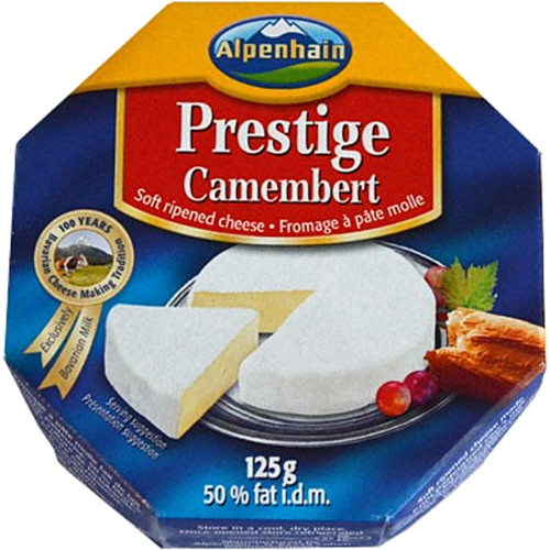 CHEESE CAMEMBERT 125GM PKT(8 PKTS per SLV ) (6SLV per CTN)# CAM01 PRESTIGE