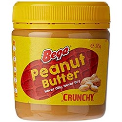 PEANUT BUTTER CRUNCHY 375GM(12) # 2963 BEGA