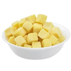 CHEESE TASTY CUBED 2KG (6) # P300210 REAL DAIRY