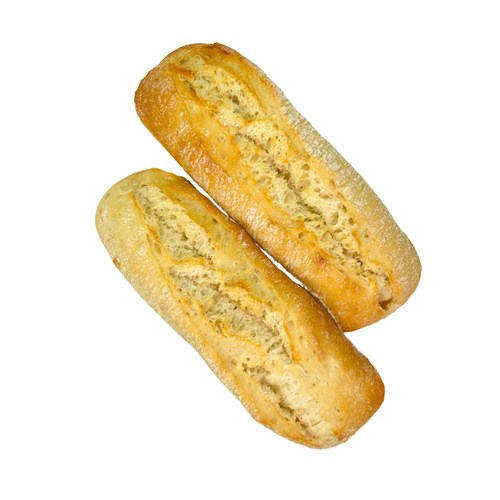 BREAD BAGUETTE BABY SOURDOUGH (63 X 100GM) # 11315 BAKERS MAISON