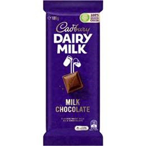 CHOCOLATE BLOCK DAIRY MILK 180GM(64) CADBURY