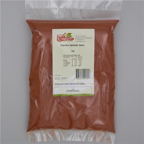 PAPRIKA SPANISH STYLE 1KG(10) # PAPSP1 CULPEPERS