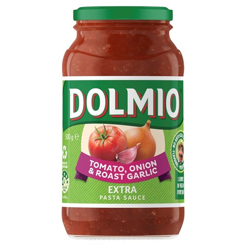 SAUCE PASTA TOM/ONION/GARL 500GM(6) #282205 DOLMIO