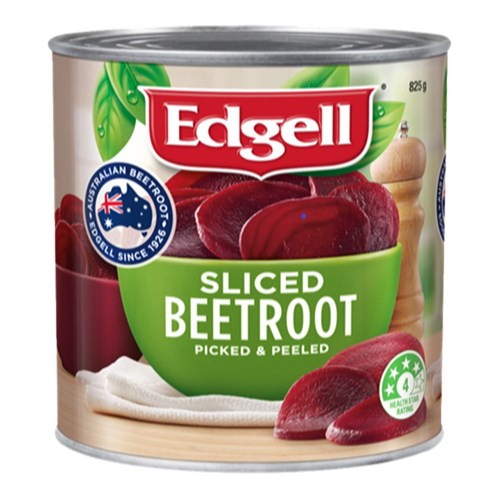 BEETROOT SLICED 825GM(12) # 42672 EDGELL