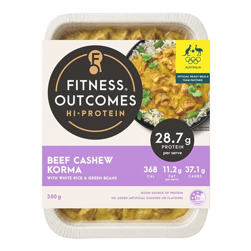 BEEF CASHEW KORMA (6 X 350GM) # 1101810 FITNESS OUTCOMES