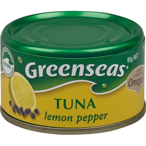 TUNA LEMON & PEPPER (12 X 95GM) # 66044 GREENSEAS