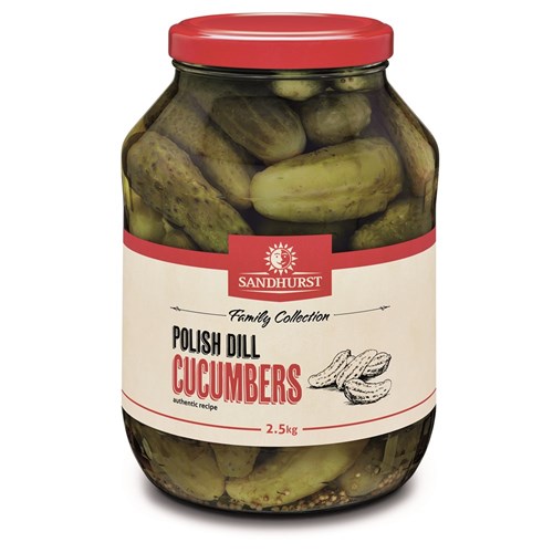 CUCUMBER POLISH DILL 2.5KG(3) # DILLP3 SANDHURST