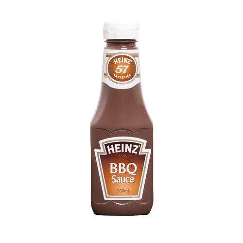 SAUCE BBQ 300ML(12) # 11121 HEINZ