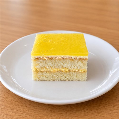 CAKE TRAY CUT 40 MANGO MOUSSE 2.4KG(4) # D1382-40 HOMEBUSH CAKES