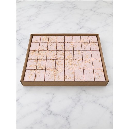 CAKE TRAY CUT 40 RASPBERRY DELIGHT 2.4KG(4) # D1380-40 HOMEBUSH CAKES