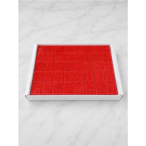 CAKE TRAY 40 CUT STRAWBERRY MOUSSE 2.4KG(4) # D1383-40 HOMEBUSH CAKES