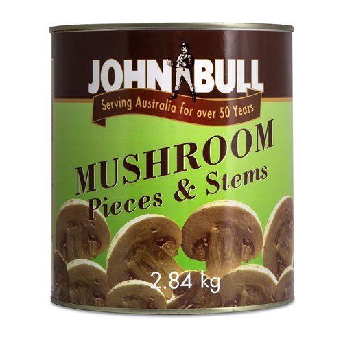 MUSHROOM CHAMPIGNON PIECES & STEMS A10(6) # MUSHC/A10 JOHN BULL