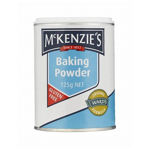 BAKING POWDER 125GM(6) #W000286 MCKENZIES