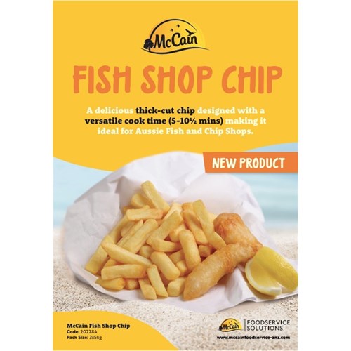 CHIP FISH SHOP (3 X 5KG) # 202284 MCCAINS