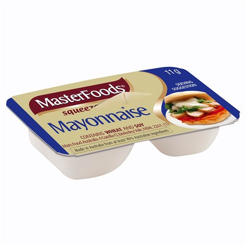 MAYONNAISE PC SQUEEZE (100 X 11GM) # 156727 MASTERFOODS