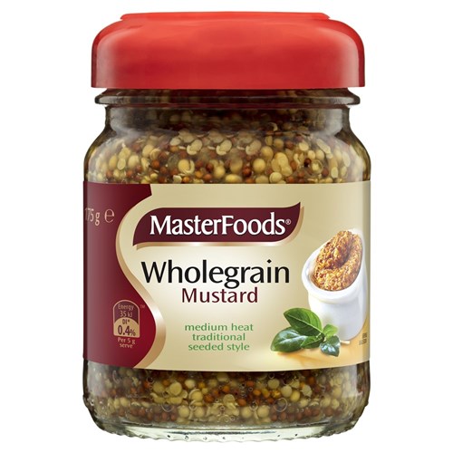 MUSTARD WHOLEGRAIN 175GM(6) # 246317 MASTERFOODS