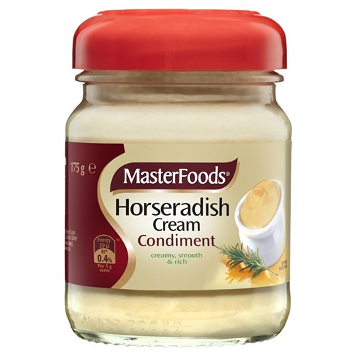 HORSERADISH CREAM 175GM(6) # 246318 MASTERFOODS