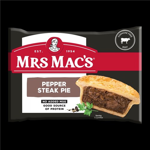 PIE PEPPER STEAK (12 X 175GM) # 12830 MRS MACS