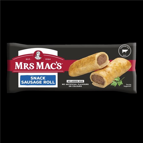 SAUSAGE ROLL SNACK (16 X 120GM) # 43901 MRS MACS