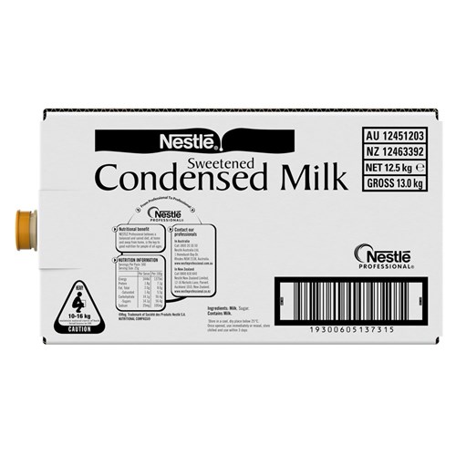 MILK SWEETENED CONDENSED BIB 12.5KG(1) # 12451203 NESTLE