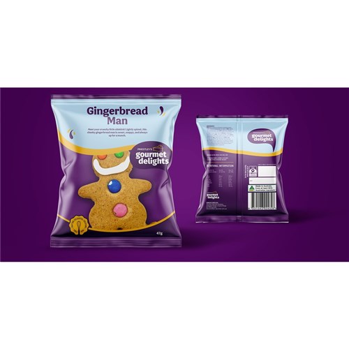 COOKIES GINGERBREAD MAN (6 X 12 X 47GM) # 1-865 PRIESTLEYS