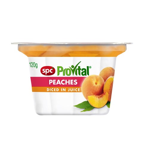 PEACH DICED SNACK (24 X 120GM) # 01701427592X PROVITAL SPC