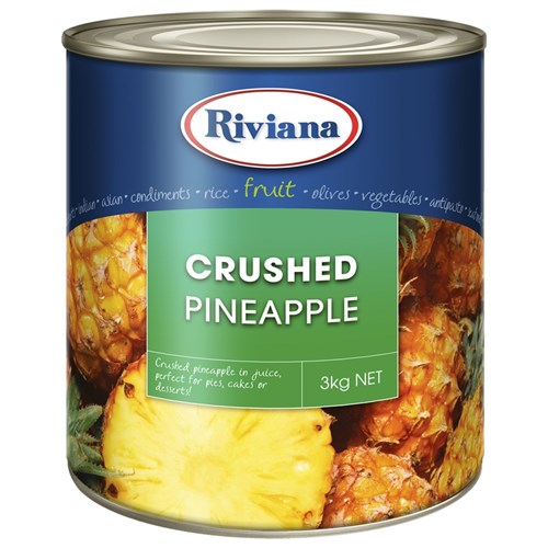 PINEAPPLE CRUSHED 3KG(3) # 2424001 RIVIANA