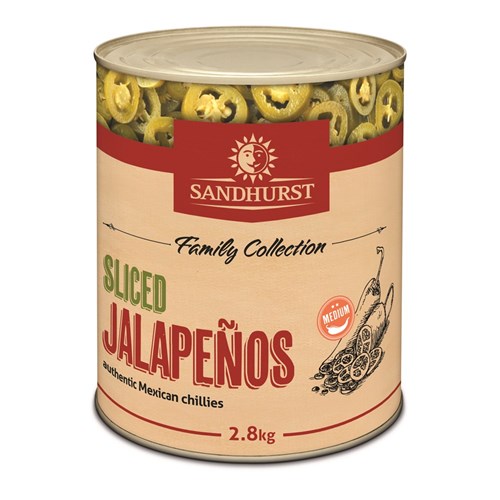 JALAPENOS SLICED A10(6) # SJPA10 SANDHURST