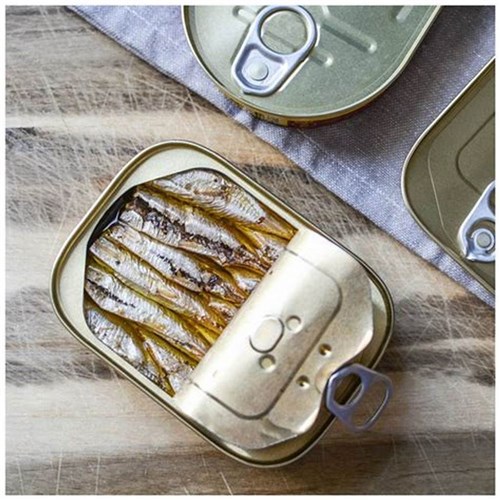 SARDINE POLLASTRINI IN OLIVE OIL (12 X 100GM) # 800337500010A