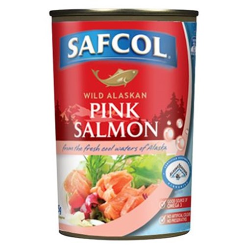 SALMON PINK WILD CAUGHT MSC 415GM(12) # 8541 SAFCOL