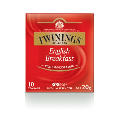 TEA BAG ENGLISH BREAKFAST ENVELOPE (12 X 10S) # 80027 TWININGS